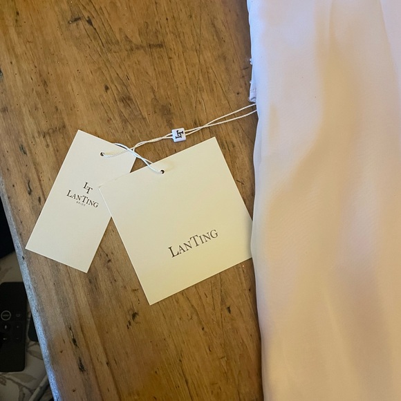 BNWT Stunning pink midi length tank dress attached jewelled belt matching jacket - Picture 5 of 10